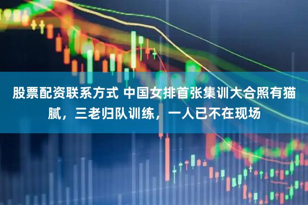 股票配资联系方式 中国女排首张集训大合照有猫腻，三老归队训练，一人已不在现场